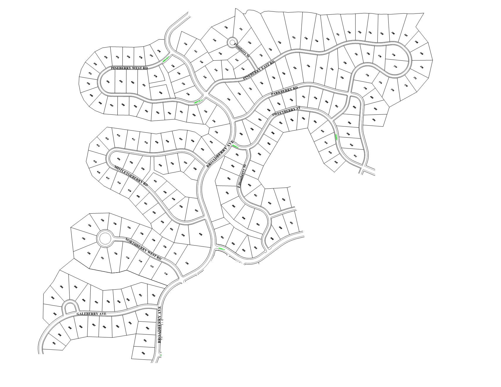 The Estates - Full Map - The Preserve At Oak Ridge